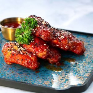 Crispy Korean BBQ Chicken Wings 韓國BBQ雞翼