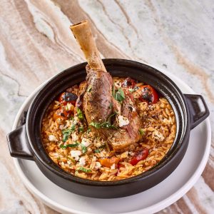 Greek Style Lamb Shank